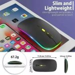 Quality USB Rechargeable Wireless Optical Mouse - Image 2