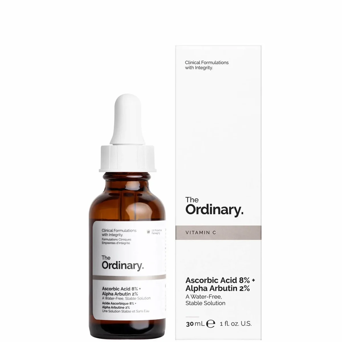 The Ordinary Ascorbic Acid 8% and Alpha Arbutin 2% Serum 30 ml - Image 1