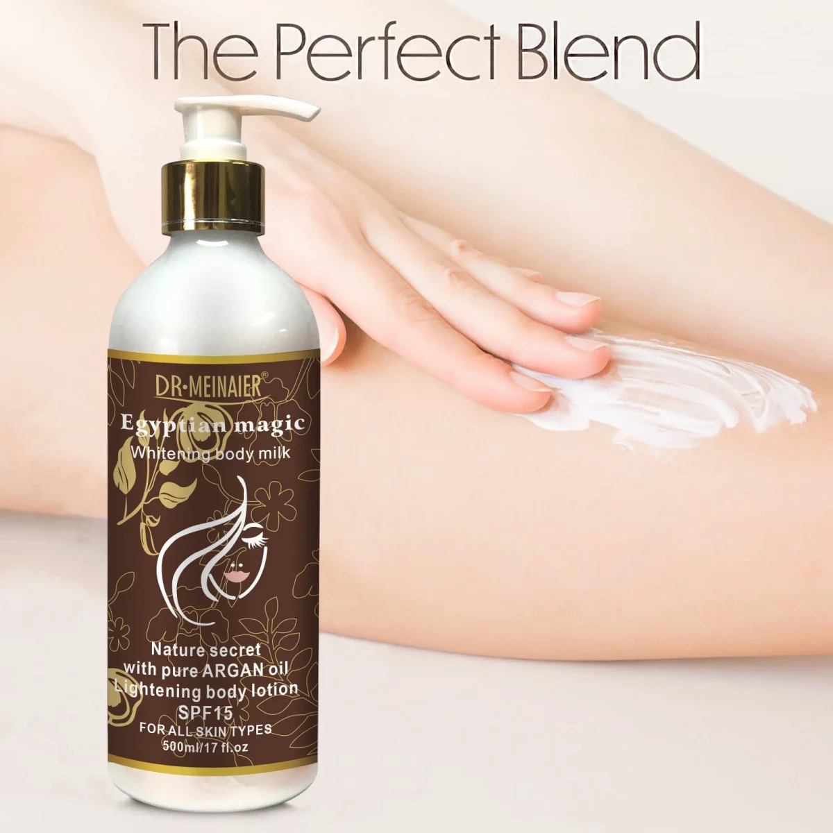 Skin Care Natural Whitening Body Lotion Shea Butter Good Smell Quick Hydrating - Image 1