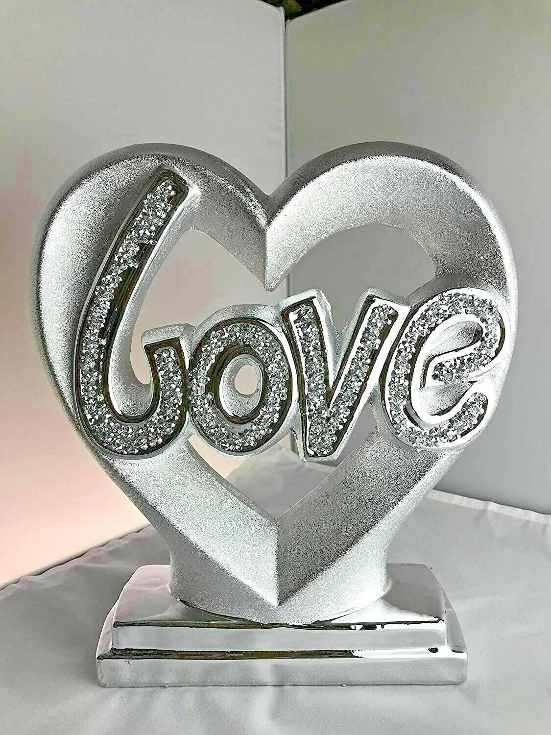 s-l1600 (77) Silver Love Heart - Image 1
