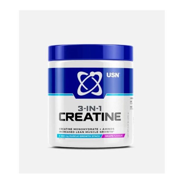 USN 3-IN-1 CREATINE MONOHYDRATE & AMINOS GRAPE